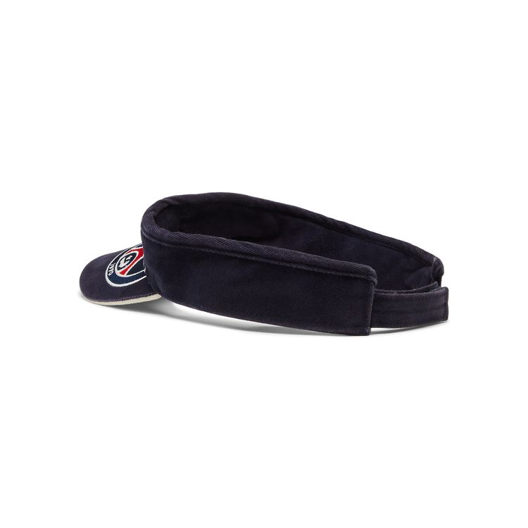 Vintage Paris Saint Germain Logo Patch Visor Navy