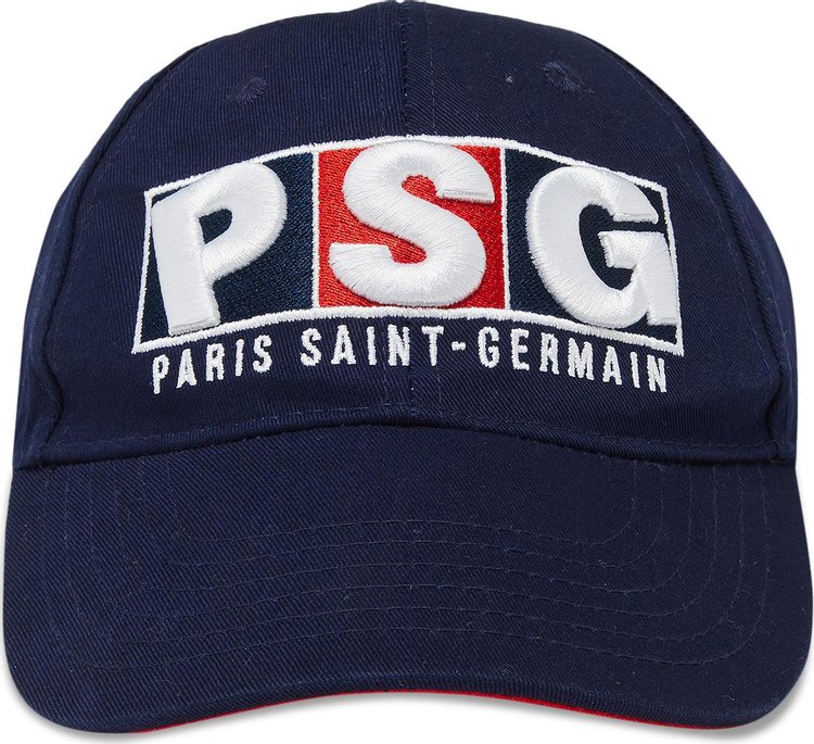 Vintage Paris Saint-Germain PSG Embroidered Cap 'Navy/Red'