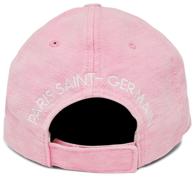 Vintage Paris Saint Germain Embroidered Logo Cap Pink