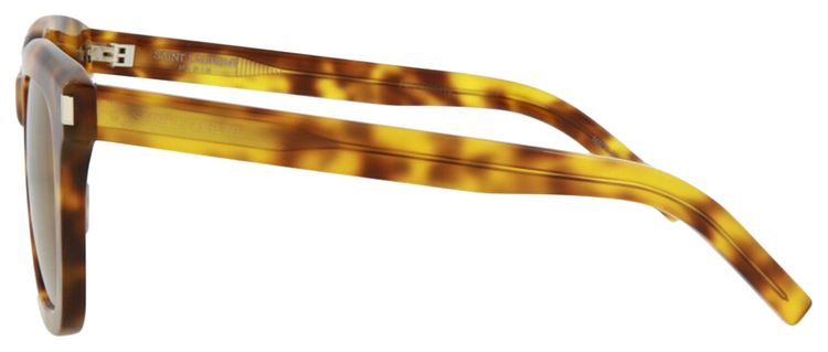 Saint Laurent Square Frame Acetate Sunglasses Brown