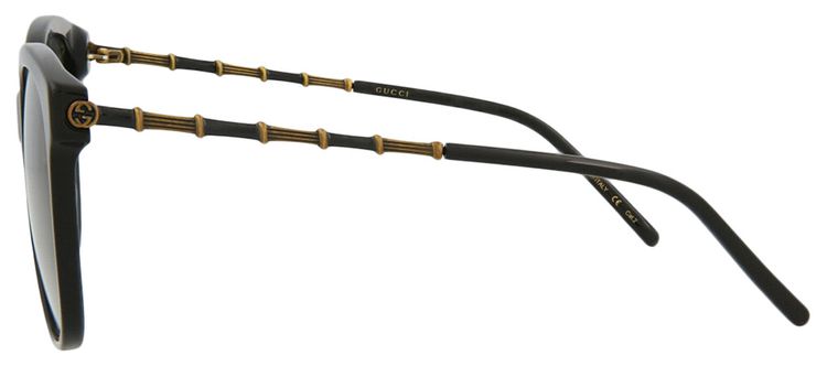 Gucci Square Frame Acetate Sunglasses Black