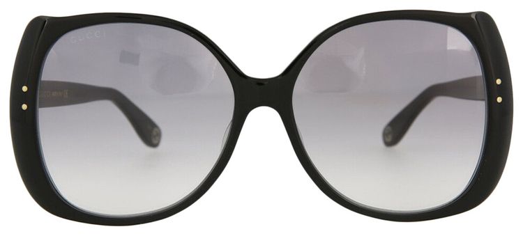 Gucci Square Frame Acetate Sunglasses Black