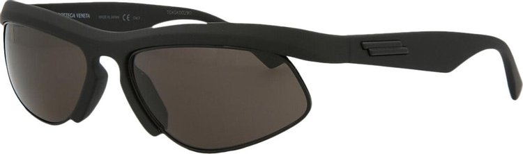 Bottega Veneta Round Frame Injection Sunglasses Black