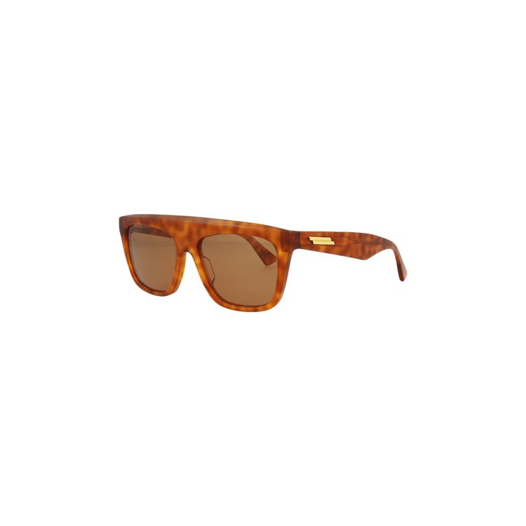 Bottega Veneta Square Frame Acetate Sunglasses Brown