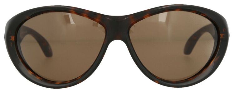 Balenciaga Aviator Style Bio Injection Rilsan Sunglasses Brown