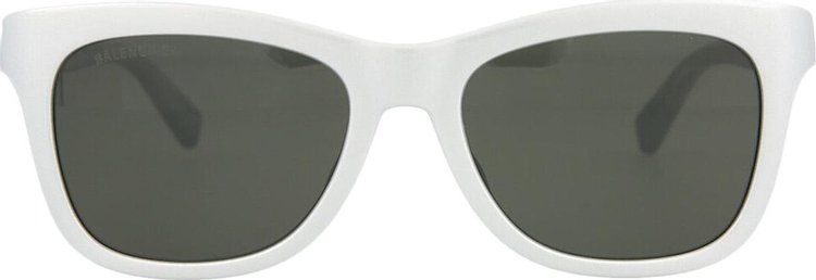 Balenciaga Round Frame Bio Injection Rilsan Sunglasses 'Silver'