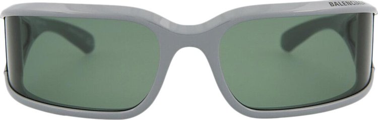Balenciaga Square Frame Bio Injection Rilsan Sunglasses 'Grey'