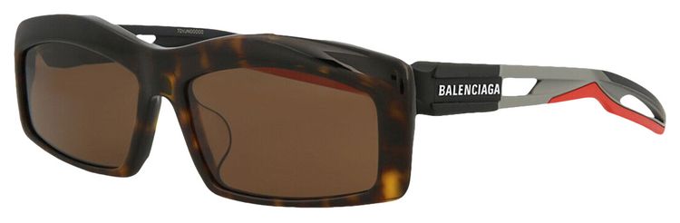 Balenciaga Round Frame Sunglasses Brown