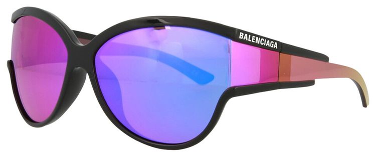 Balenciaga Round Frame Sunglasses Black
