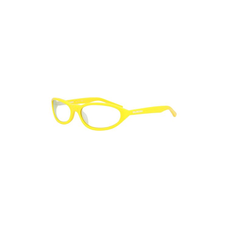 Balenciaga Square Frame Sunglasses Yellow