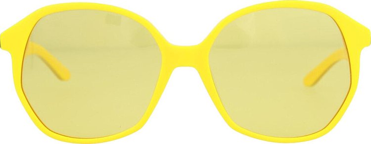 Balenciaga Round Frame Acetate Sunglasses 'Yellow'