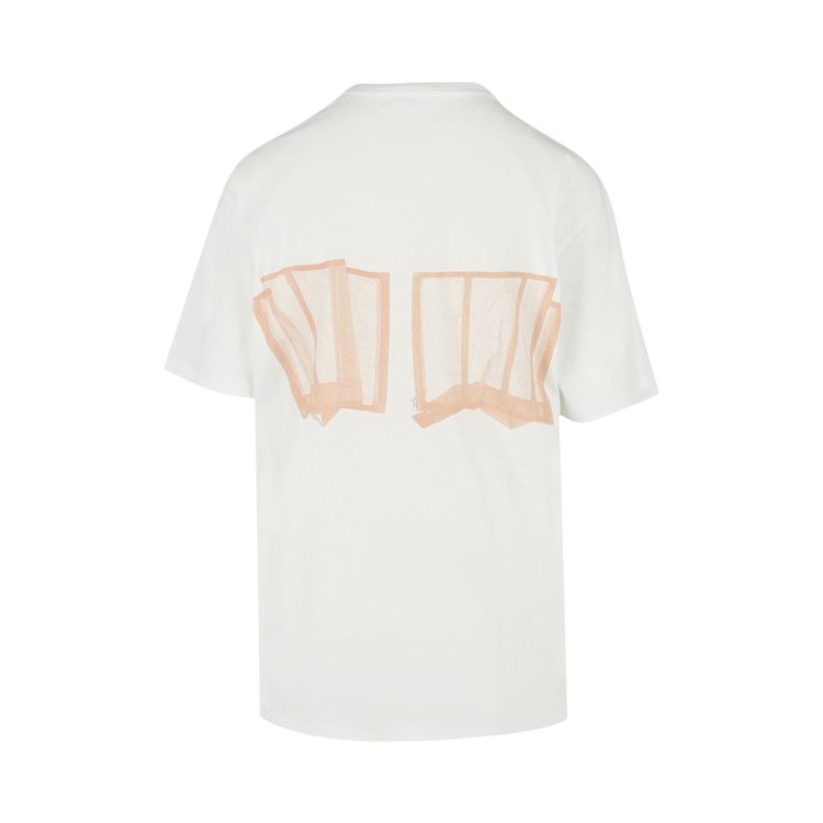 Alexander McQueen Bustier Print T Shirt White