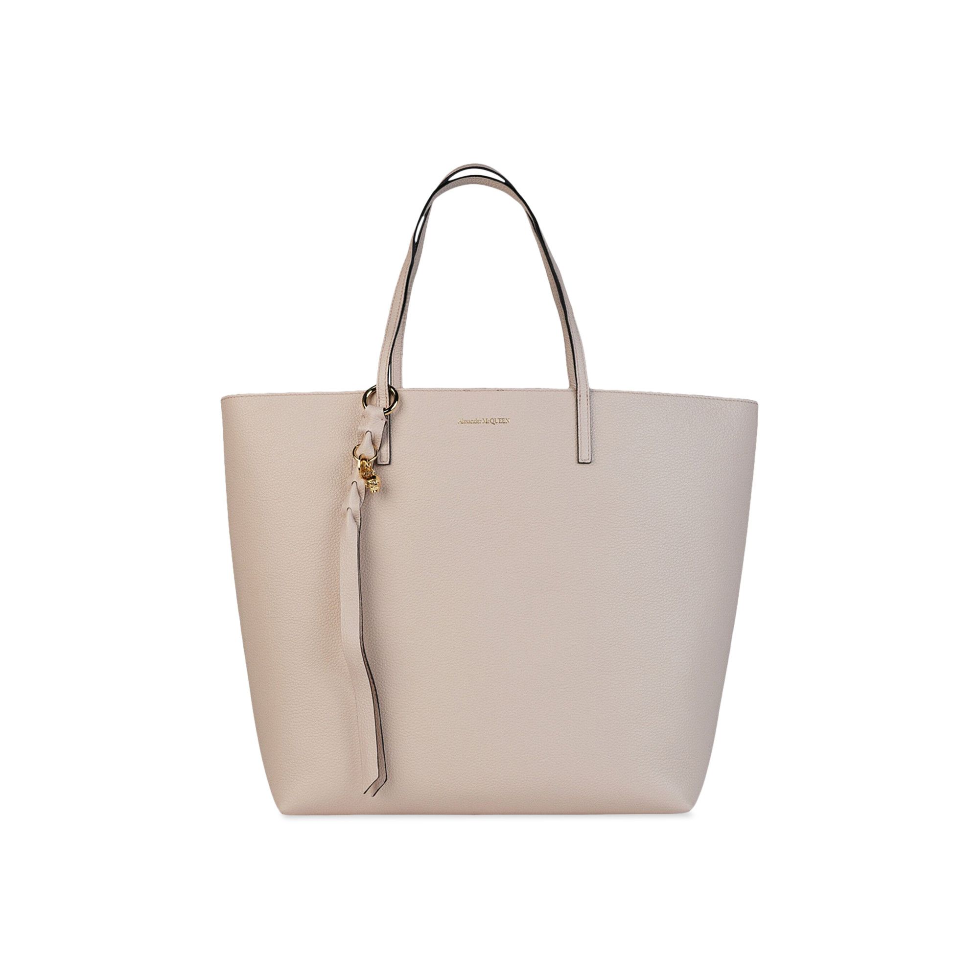 Buy Alexander McQueen Skull Leather Tote Beige 635736 BPT0G