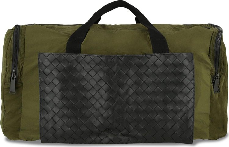 Bottega Veneta: Green Classic Duffle Bag