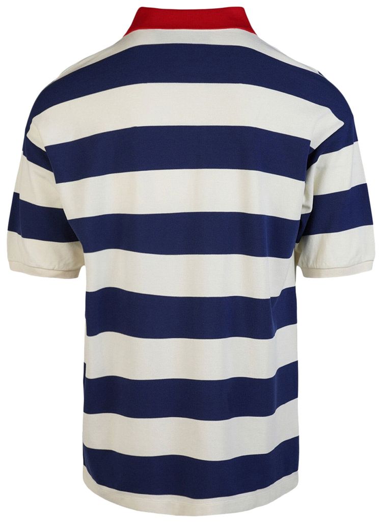 Gucci Short Sleeve Striped Polo Multicolor