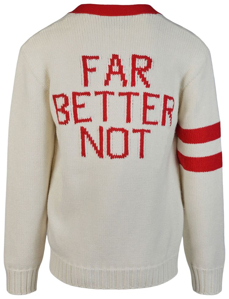 Gucci Slogan Cardigan Multicolor