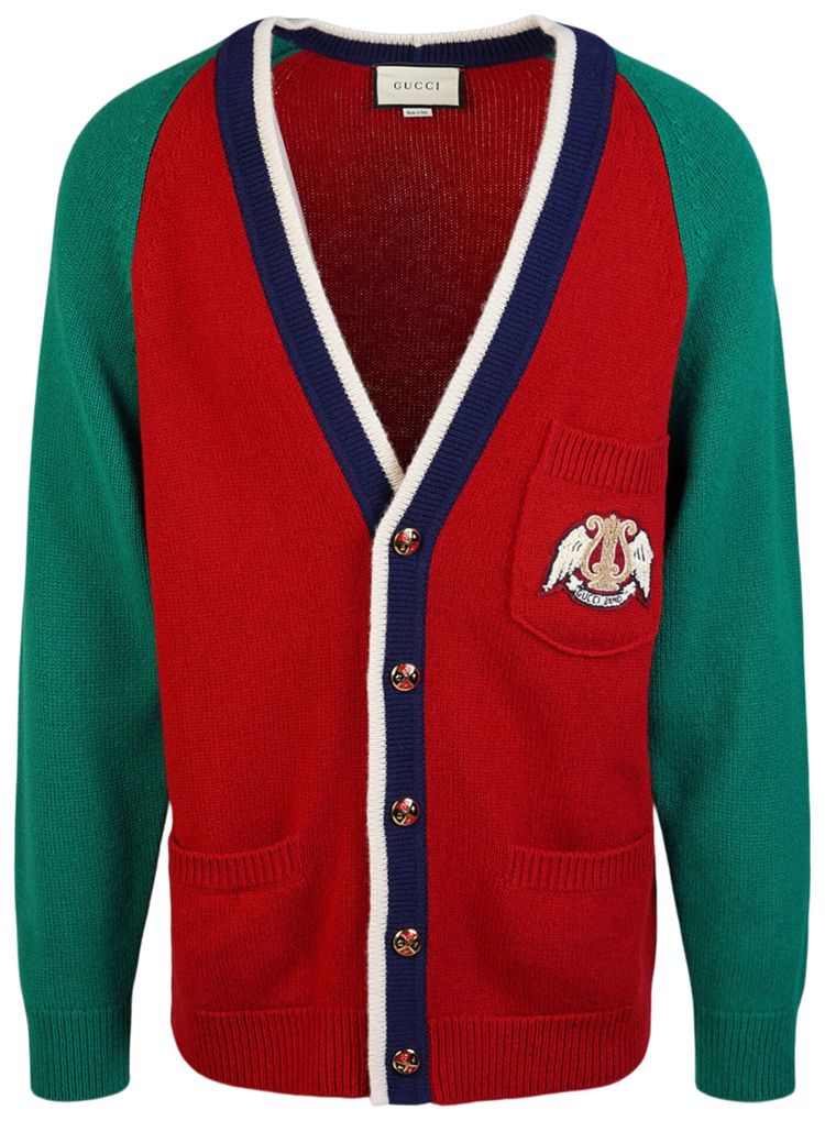 Gucci Patch Cardigan Multicolor
