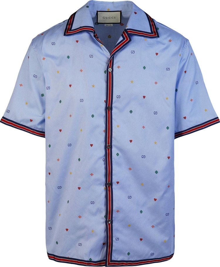 Buy Gucci Web Trim Shirt 'Multicolor' - 575542 ZABOG 4990 | GOAT