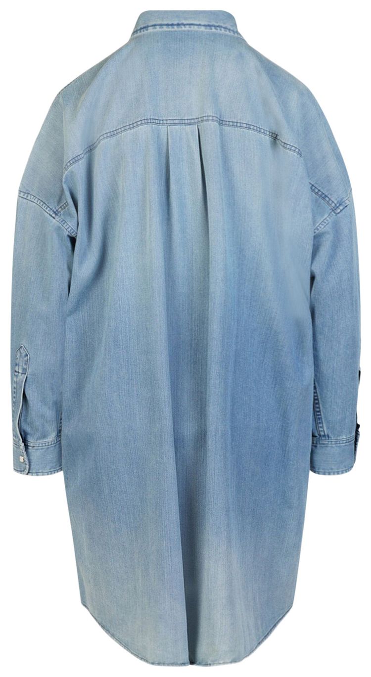 Gucci Kitten Denim Dress Blue