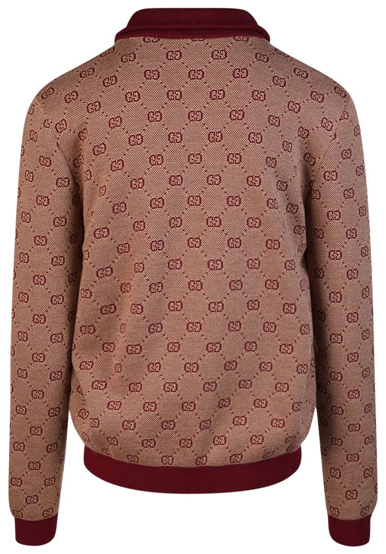 Gucci GG Wool Track Jacket Brown