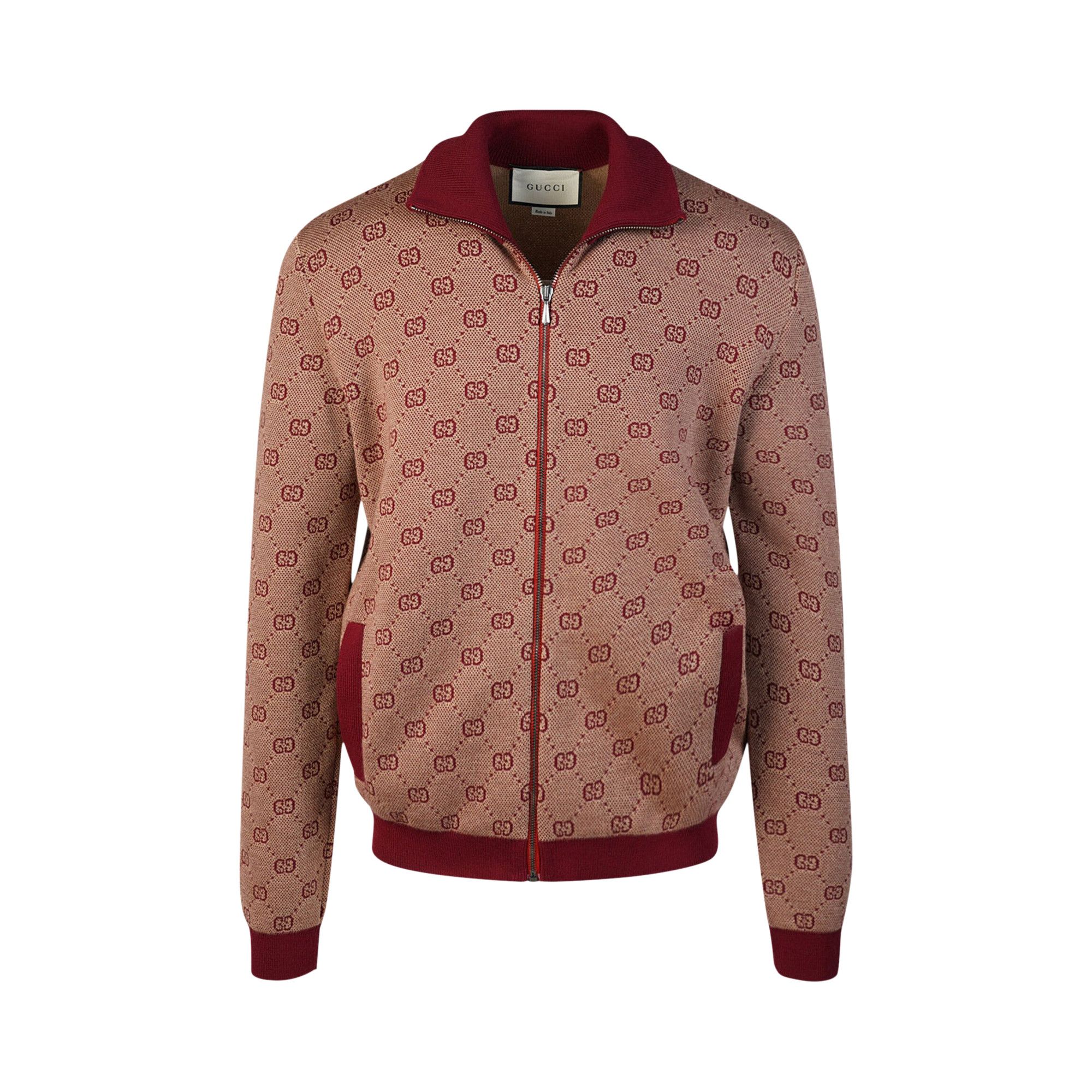 24時間限定タイムセール Buy Gucci GG Wool Track Jacket 'Brown' - 572636 XKAKV 2094 ジャケット・ブルゾン