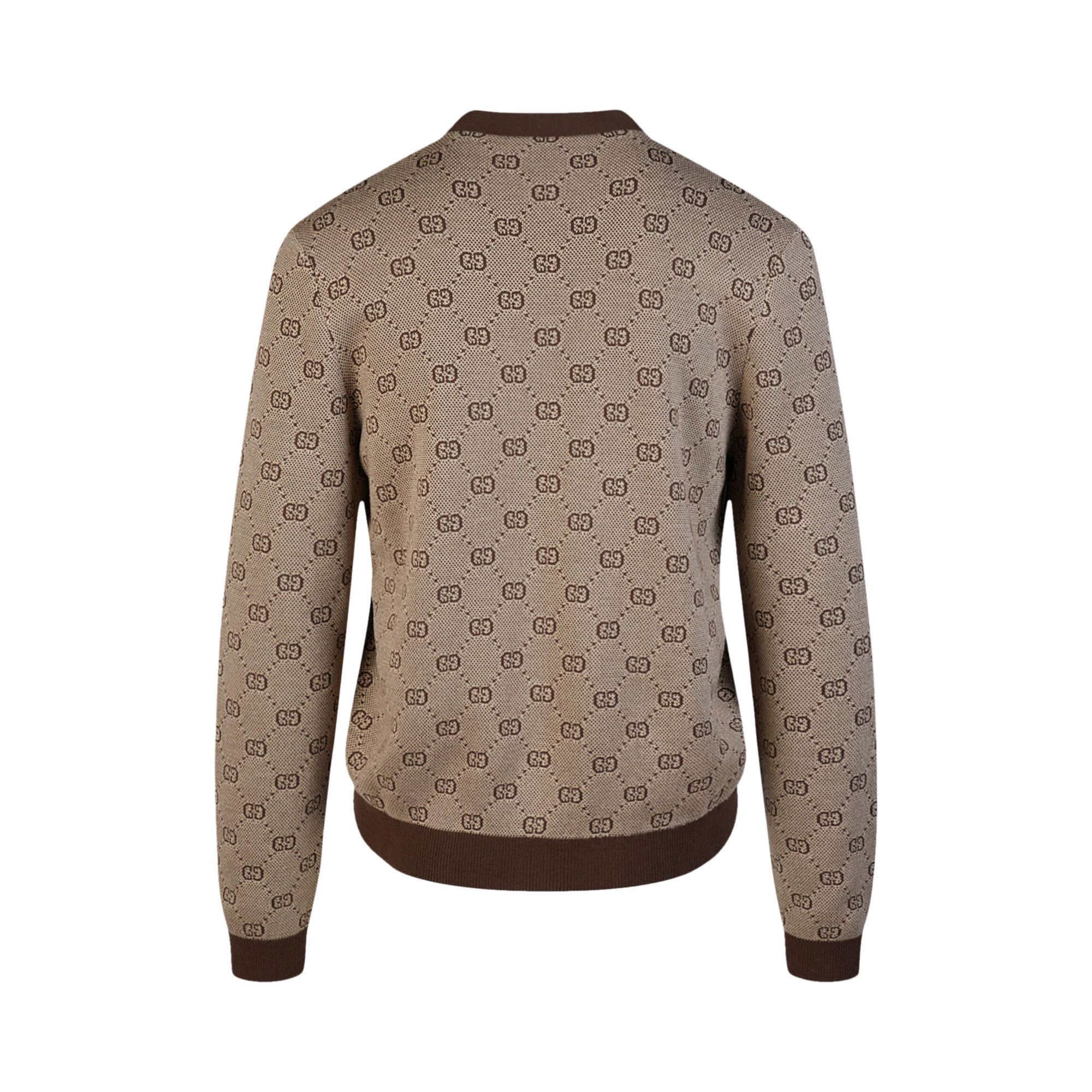 Buy Gucci GG Supreme Cardigan 'Brown' - 572631 XKAKV 2094 | GOAT UK