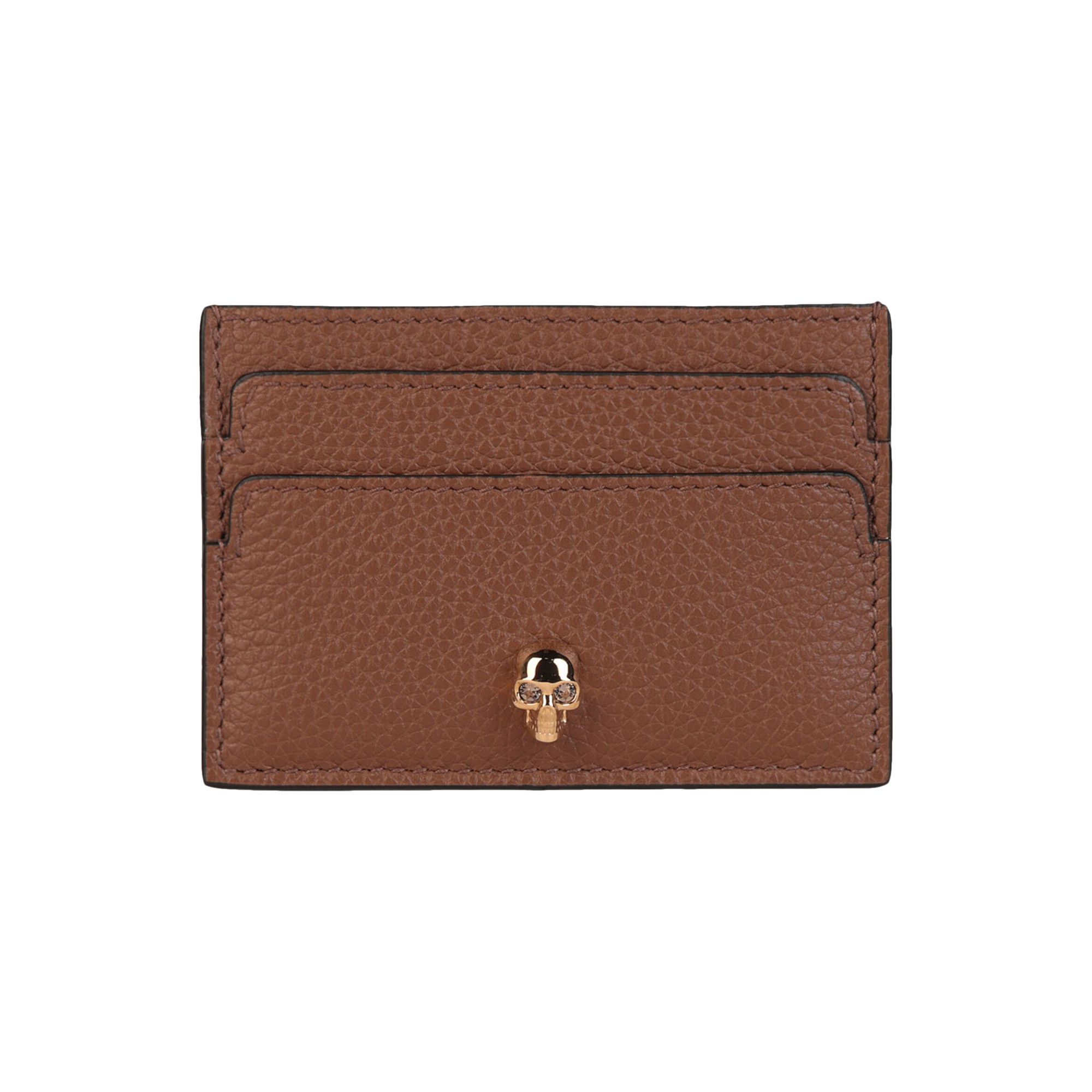 ★alexander mcqueen★ Skull Card Holder Brown 6320381AAMG200 eCom-6320381JMHG6055_D.jpg?v=1