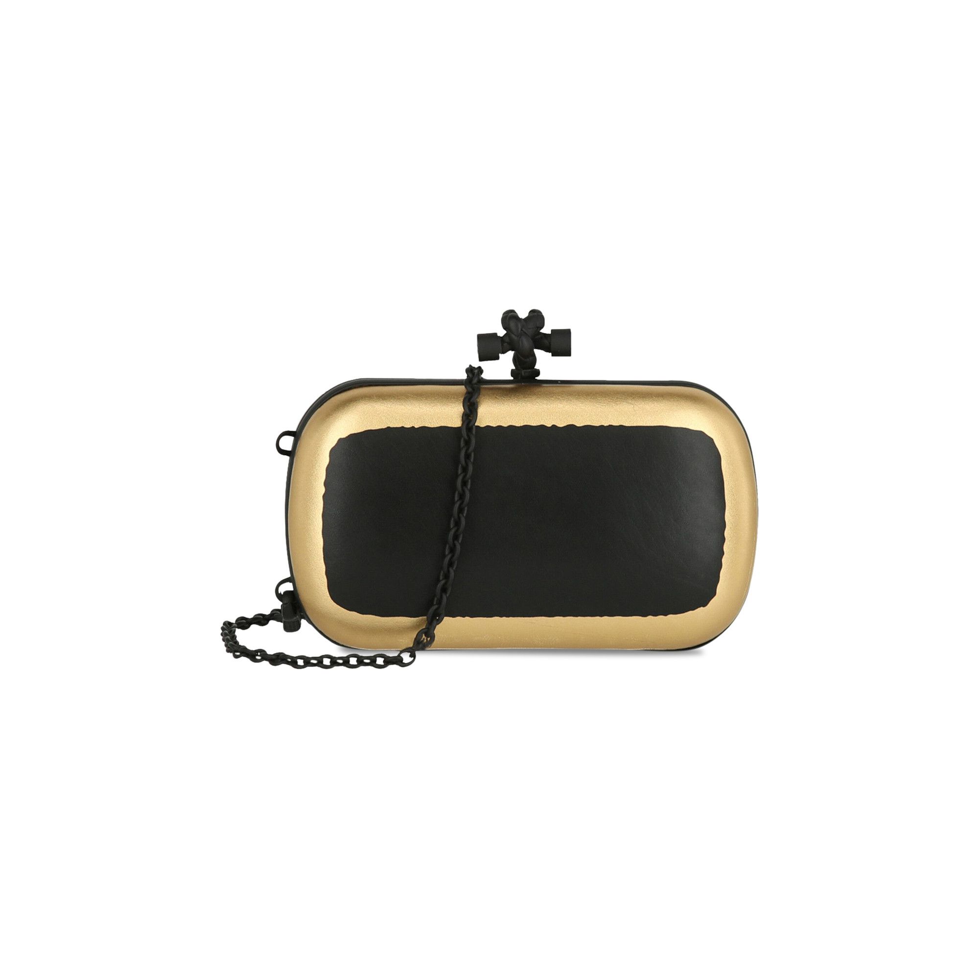 Buy Bottega Veneta Pochette Knot Clutch Bag Black 301227 VX690