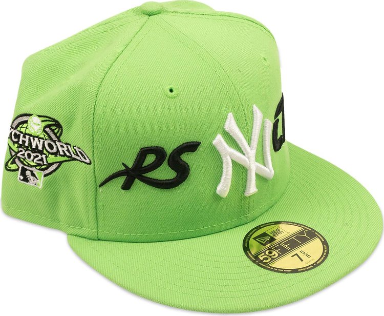 Psychworld x New York Yankees Fitted Cap 'Lime'