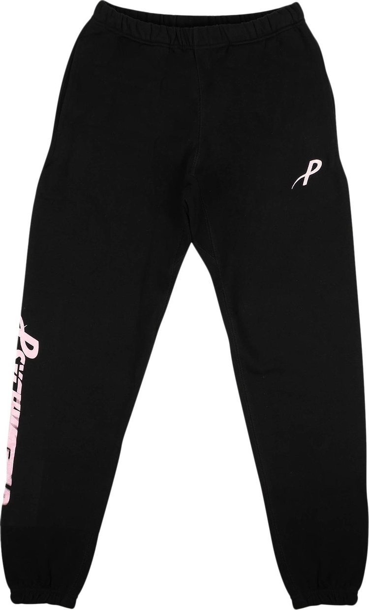 Psychworld Speed Logo Sweatpants 'Black/Pink'
