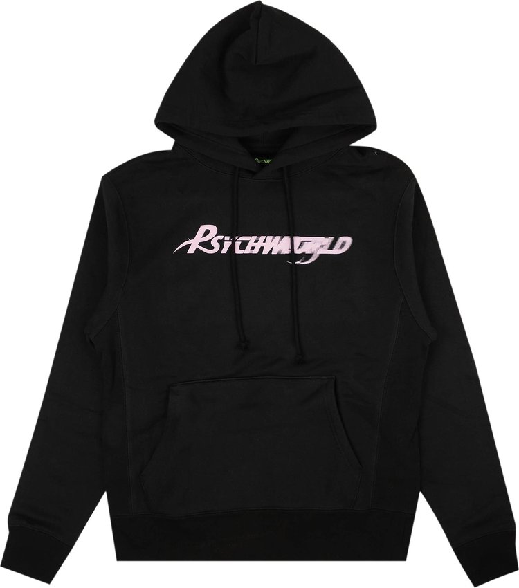 Psychworld Speed Logo Hoodie 'Black/Pink'