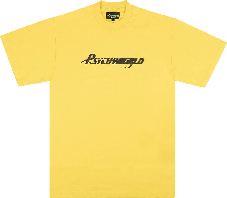 Psychworld Speed Logo T-Shirt 'Yellow'