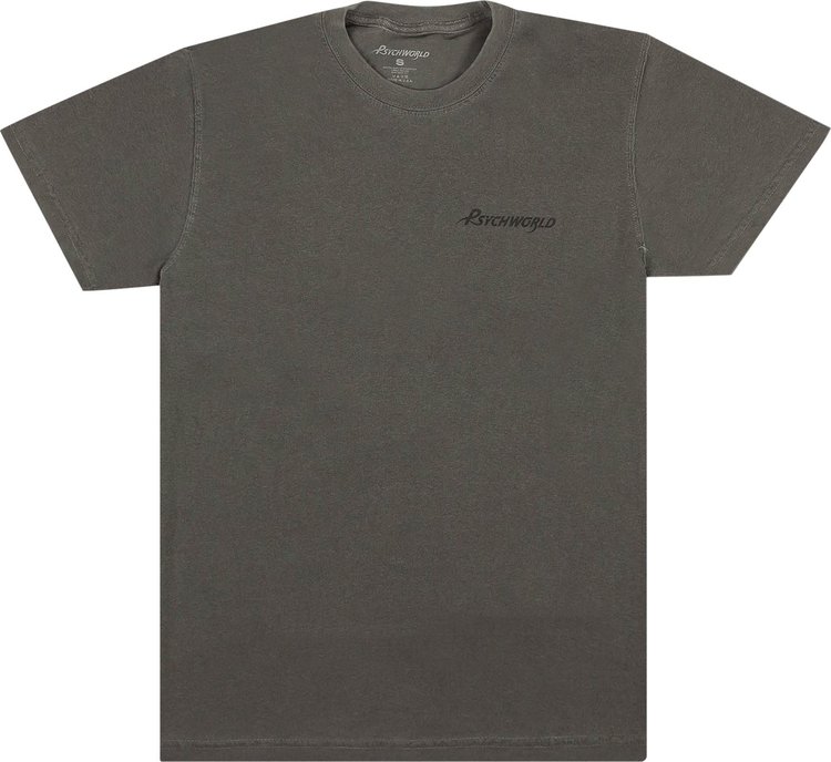 Psychworld Mini Logo T Shirt Grey