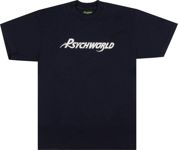 Psychworld Logo Short-Sleeve T-Shirt 'Navy/Grey'