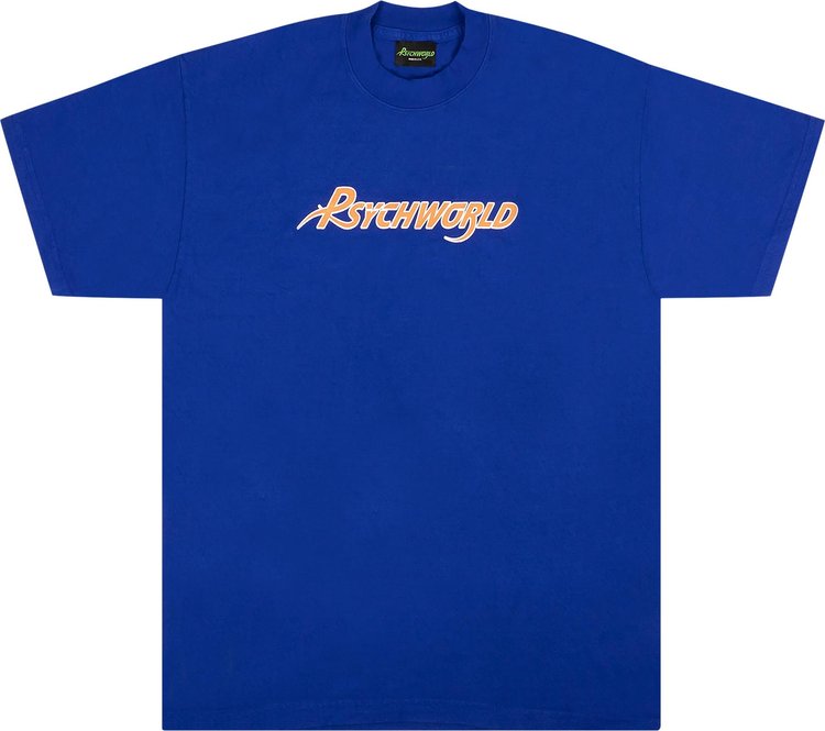 Psychworld Logo Short-Sleeve T-Shirt 'Royal Blue/Orange'