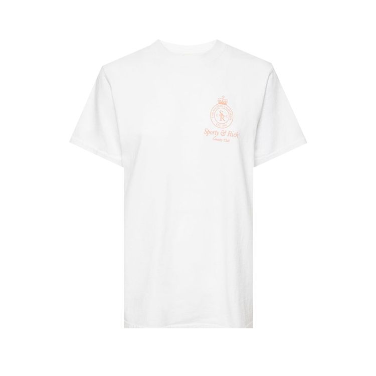 Sporty  Rich Crown T Shirt White