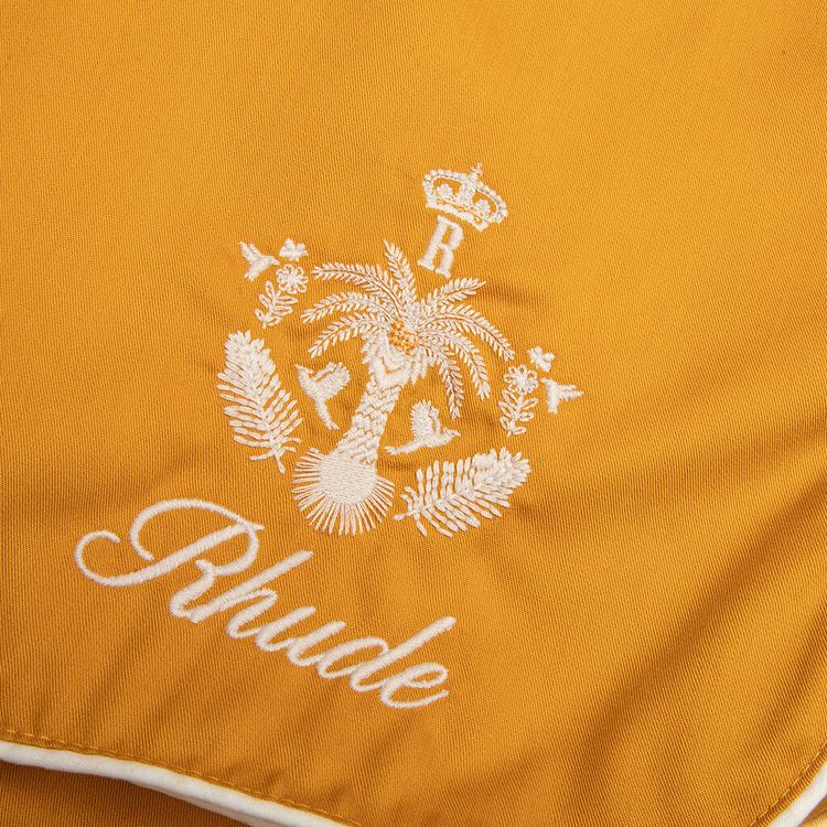 Rhude Track Short Mustard