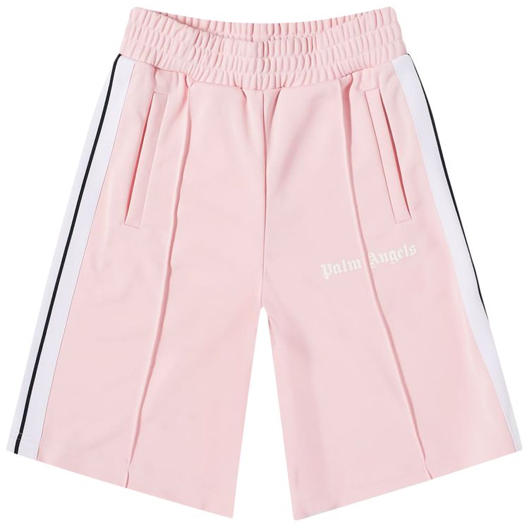 Palm Angels Classic Track Shorts Almond BlossomWhite