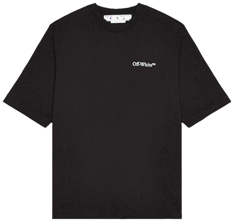 Off White Caravaggio Crownin Skate Short Sleeve BlackWhite