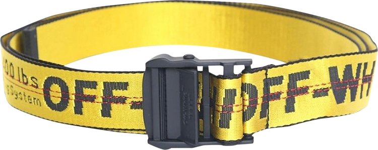 Buy Off-White Classic Industrial Belt 'Yellow/Black ...
