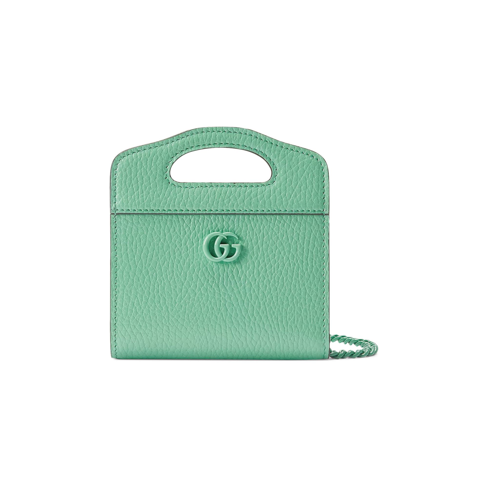 Gucci marmont card case green sales