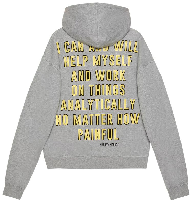 Gucci Cat Print Hooded Cotton Sweatshirt Grey