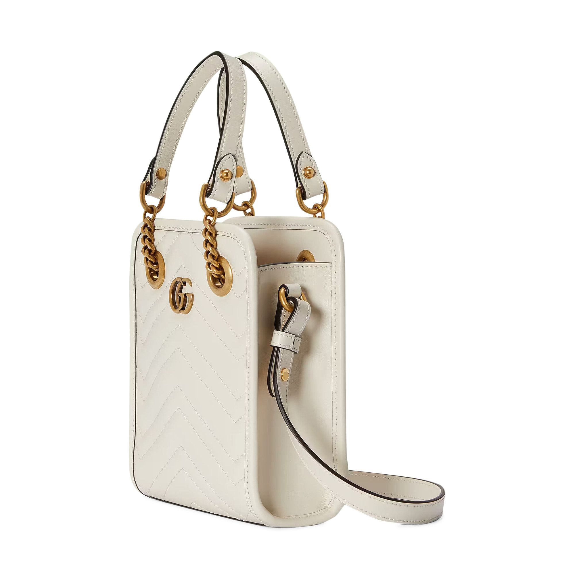 Gucci marmont medium white discount