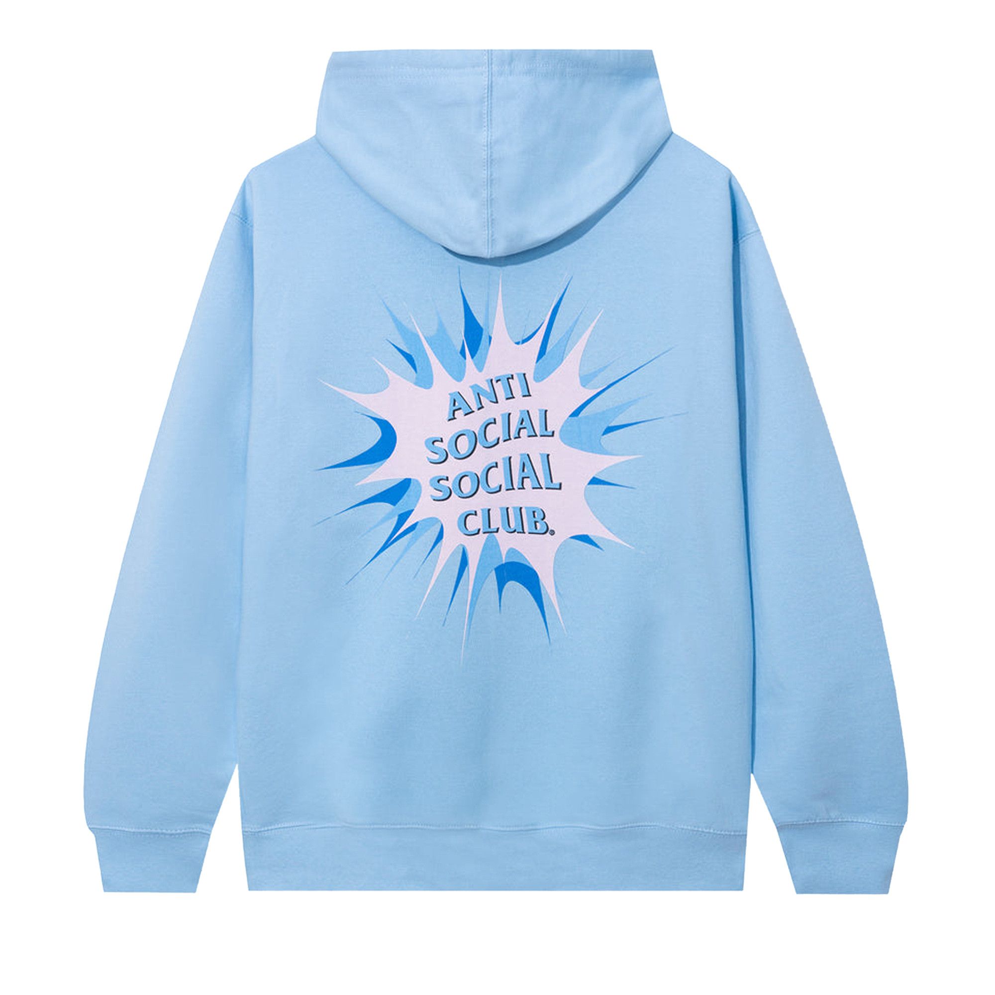 Size l Anti Social Social Club Stunned Hoodie Blue