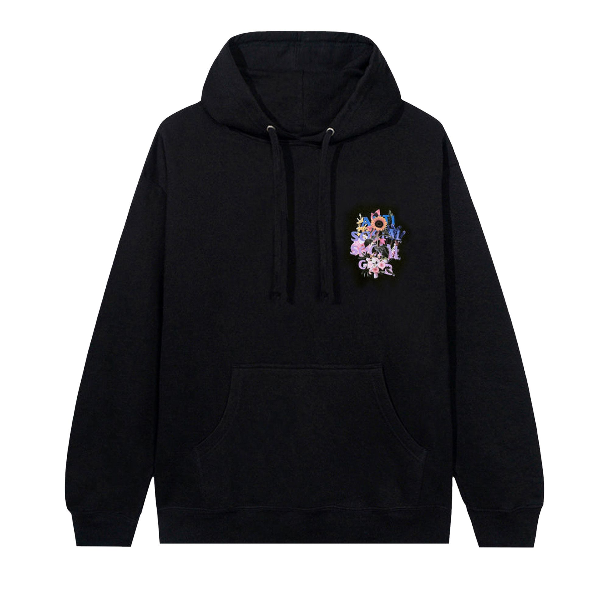 Anti Social Social Club Bouquet for The Old Days Hoodie Black