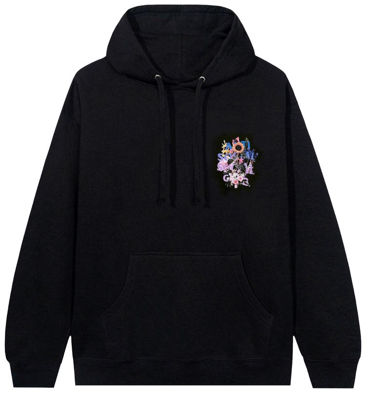 Anti Social Social Club Bouquet For The Old Days Hoodie Black
