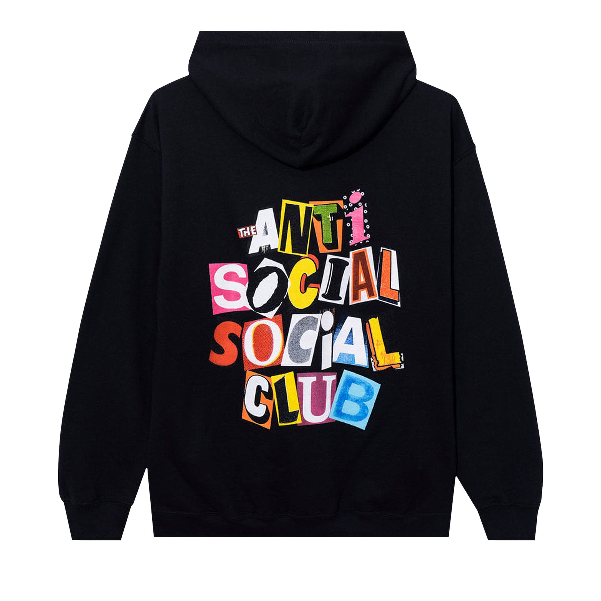 Buy Anti Social Social Club Torn Pages Of Our Story Zip Hoodie Black 0657 1SS220106TPOO BLAC GOAT