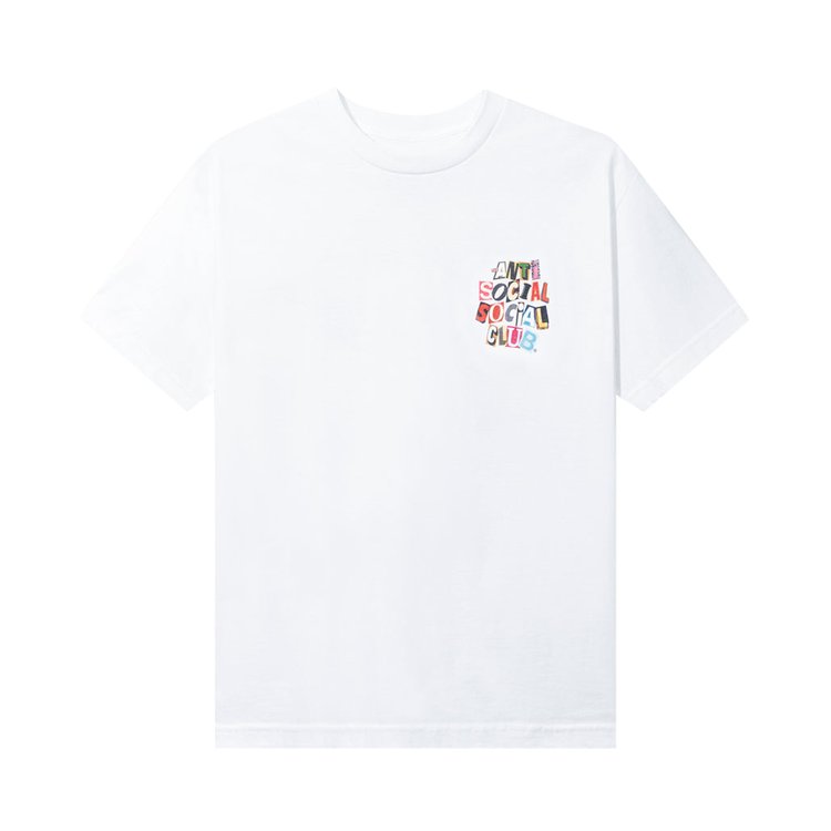 Anti Social Social Club Torn Pages Of Our Story Tee 'White'