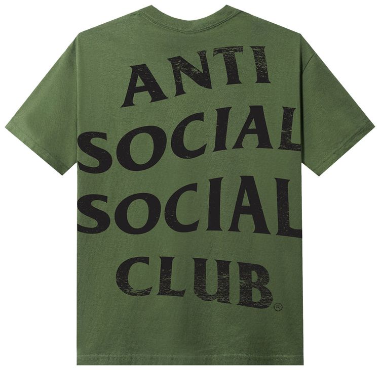 Anti Social Social Club Excessive Tee Army Green