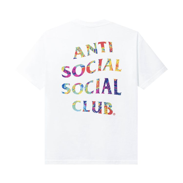Anti Social Social Club Pedals On The Floor Tee White